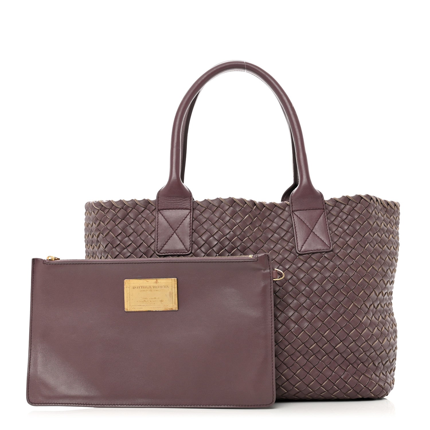 Bottega Veneta Nappa Intrecciato Mini Cabat Lilac 1 of 11