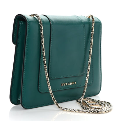 Bulgari Calfskin Serpenti Forever Crossbody Bag Emerald Green 3 of 8