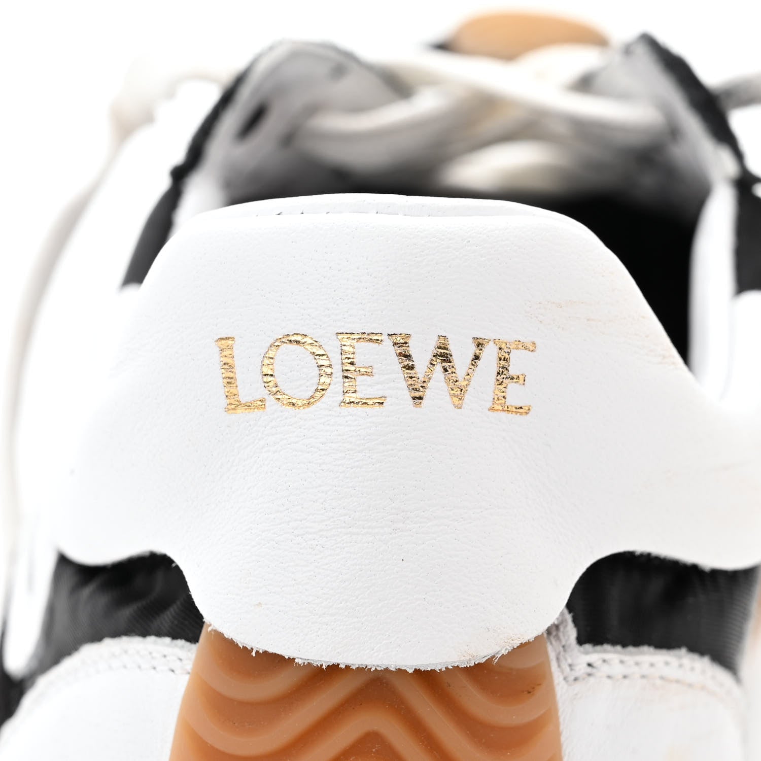 Loewe Nylon Suede Flow Runners Sneakers 40 Black 7 of 12