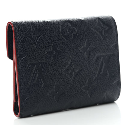Louis Vuitton Empreinte Victorine Wallet Marine Rouge 2 of 6