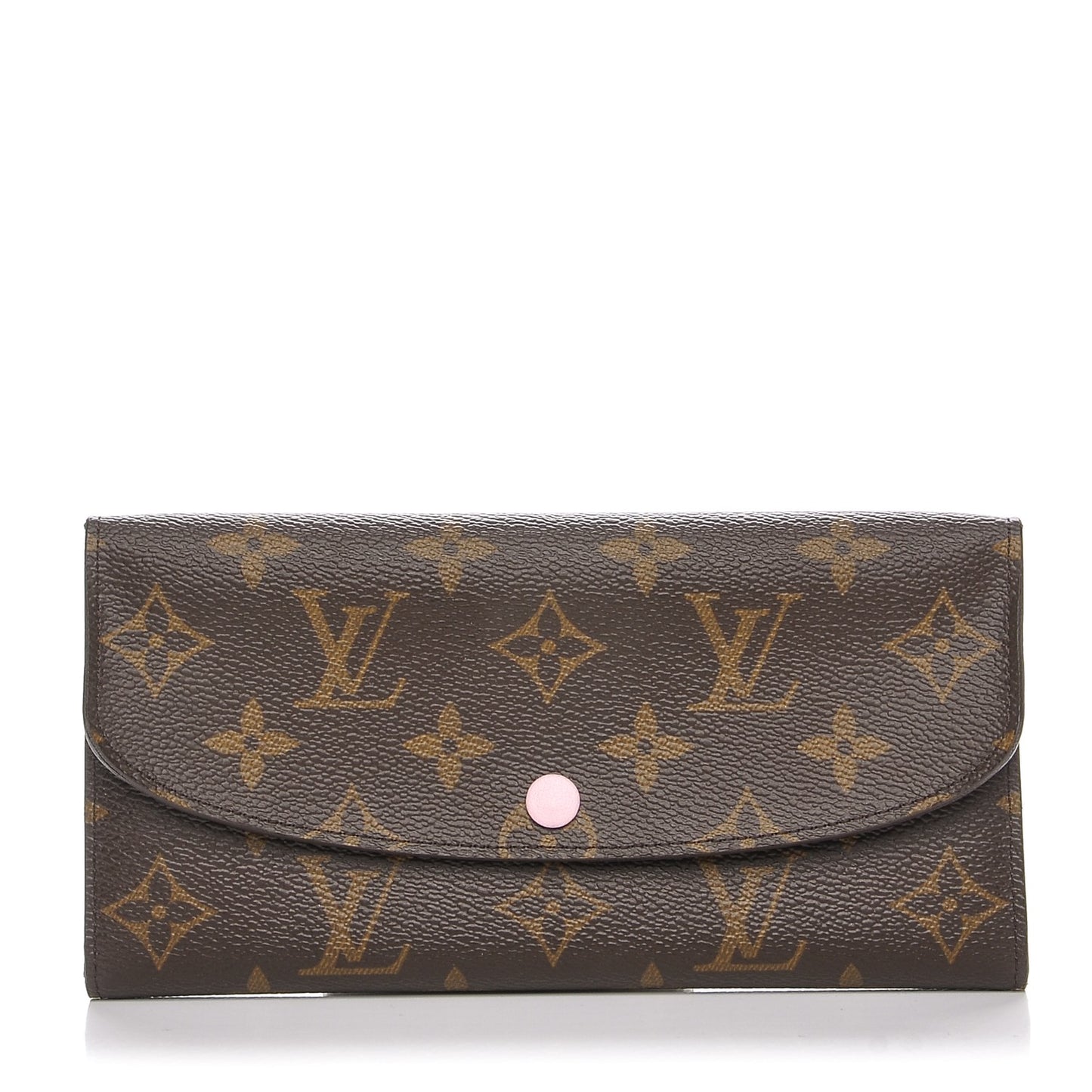 Monogram Emilie Wallet Rose Ballerine
