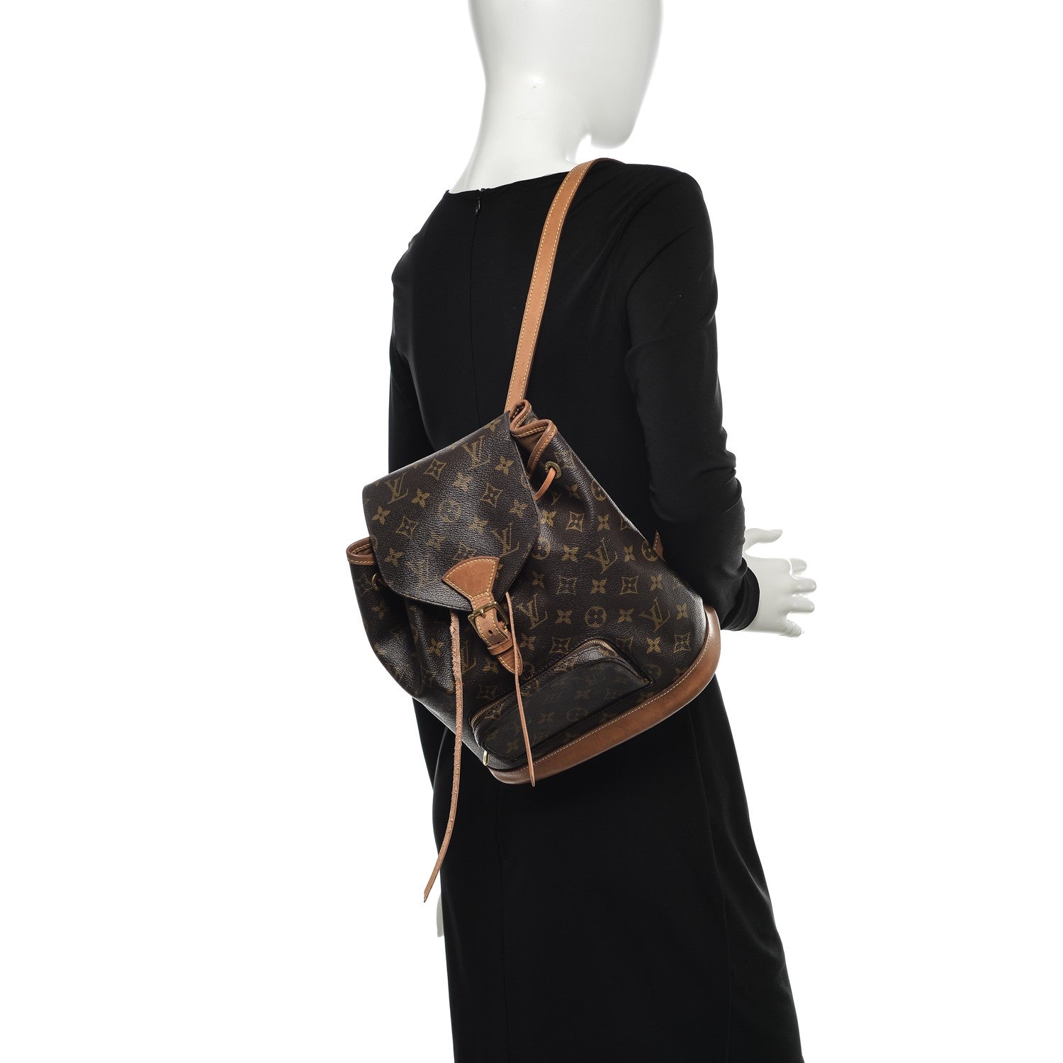 Louis Vuitton Monogram Montsouris MM Backpack 2 of 13