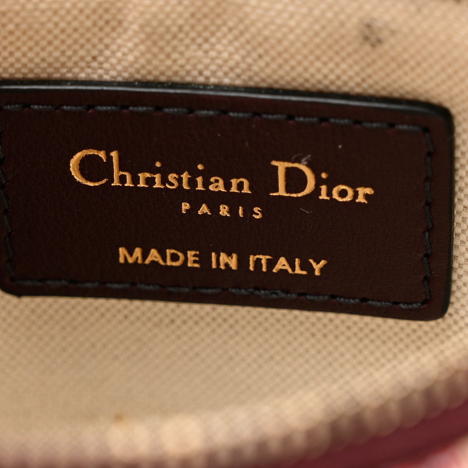 Christian Dior Oblique Saddle Pouch Clutch Bordeaux 6 of 6