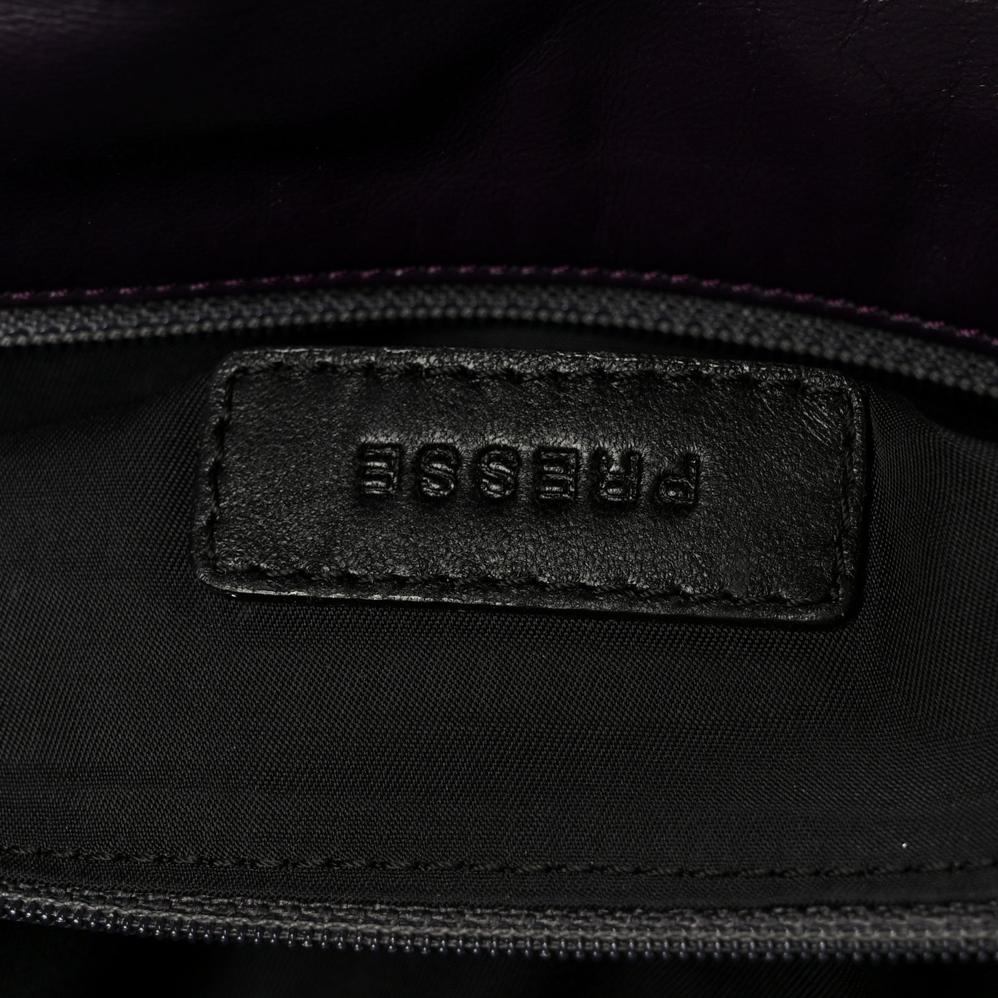 Lambskin In And Out XL Maxi Flap Dark Purple