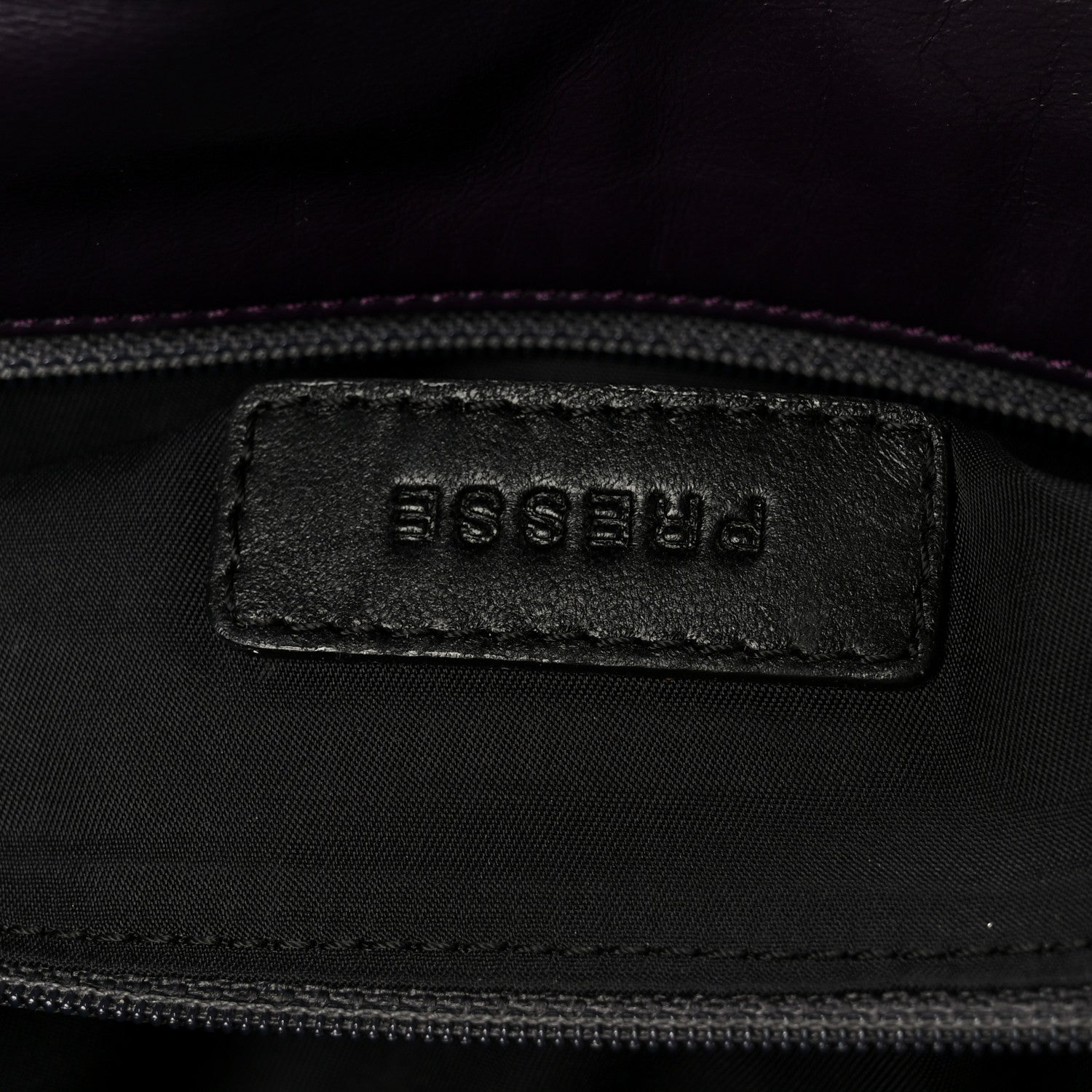 Chanel Lambskin In And Out XL Maxi Flap Dark Purple 8 of 11