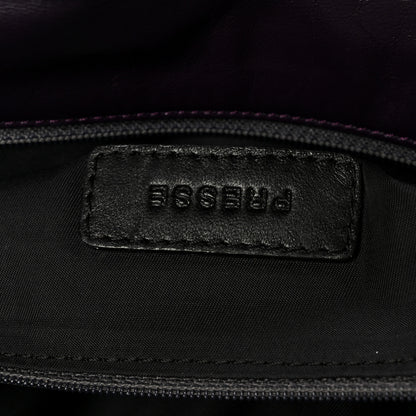 Chanel Lambskin In And Out XL Maxi Flap Dark Purple 8 of 11