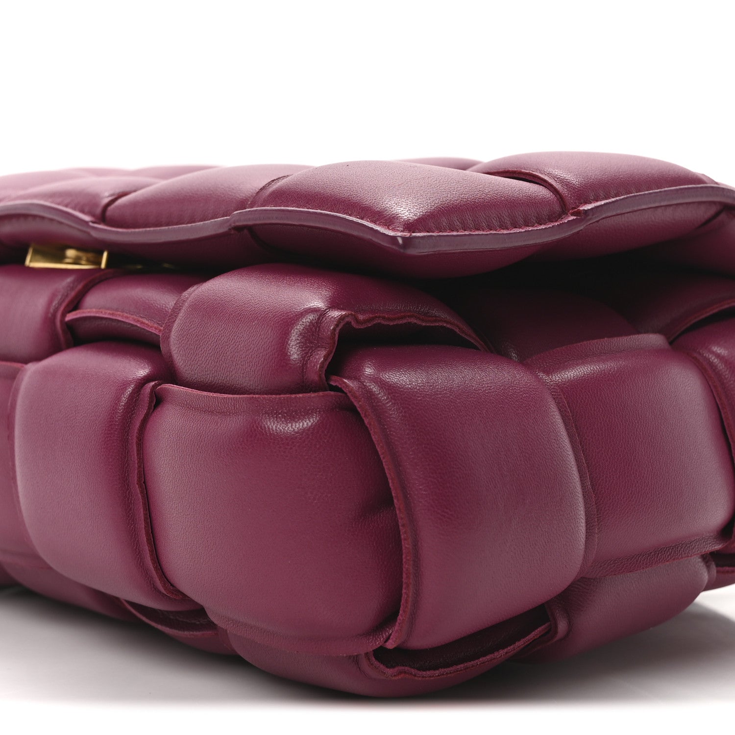 Bottega Veneta Nappa Maxi Intreccio Padded Cassette Crossbody Bag Cinnabar 9 of 9