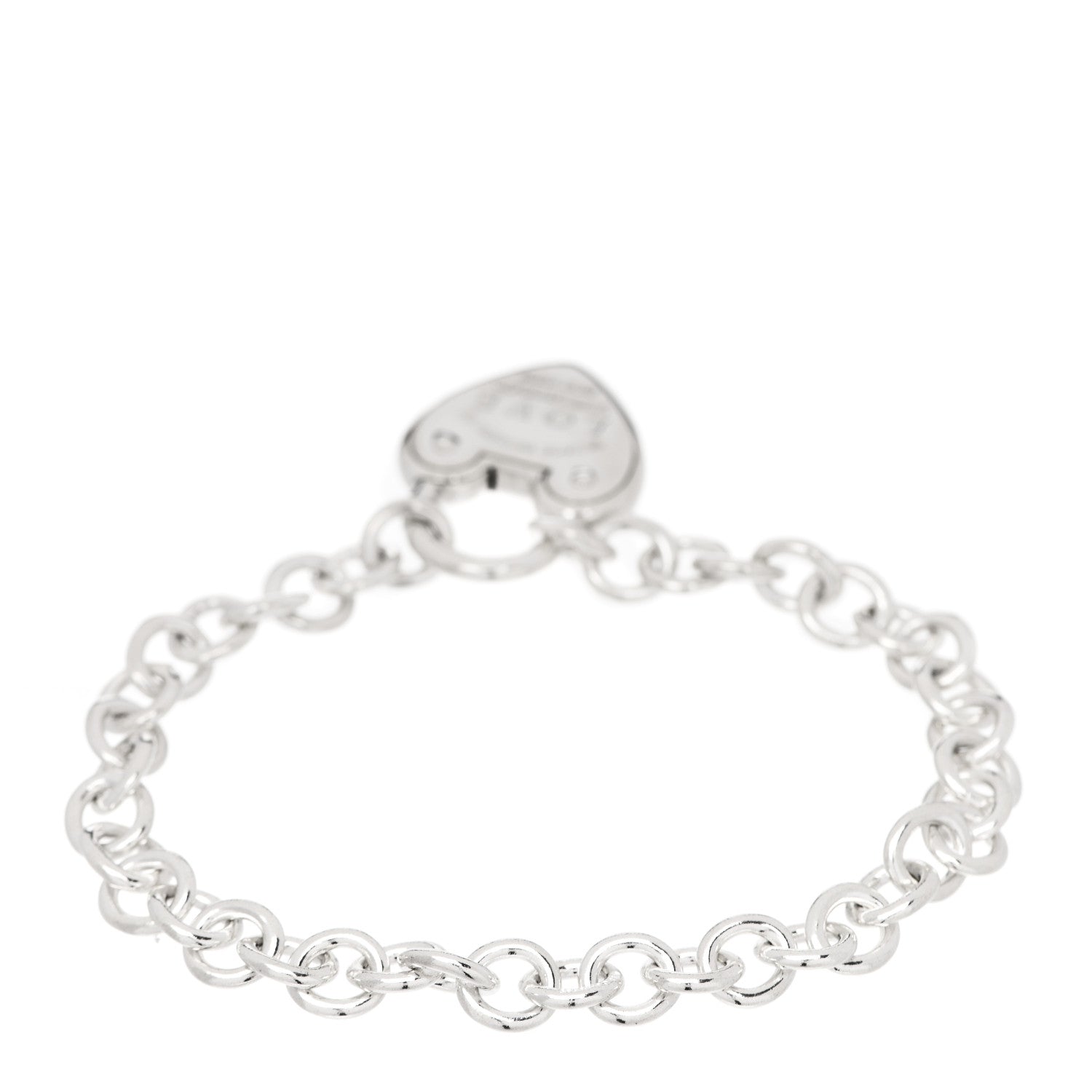 Tiffany Sterling Silver Return to Tiffany Love Lock Bracelet 2 of 4