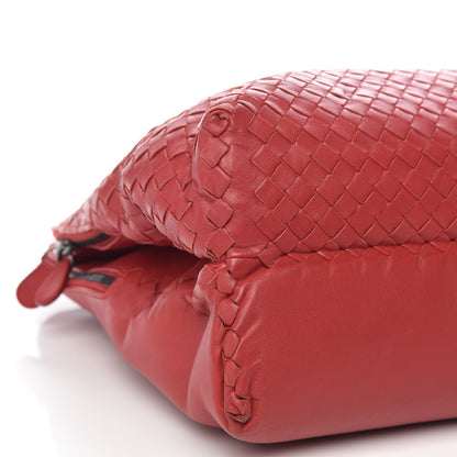 Bottega Veneta Nappa Intrecciato Double Compartment Tote Red 5 of 12