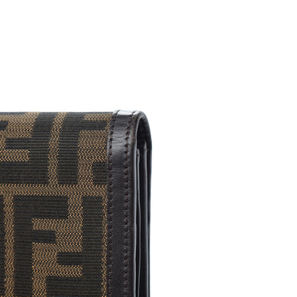 Fendi Zucca Continental Wallet Tobacco Moro 10 of 11