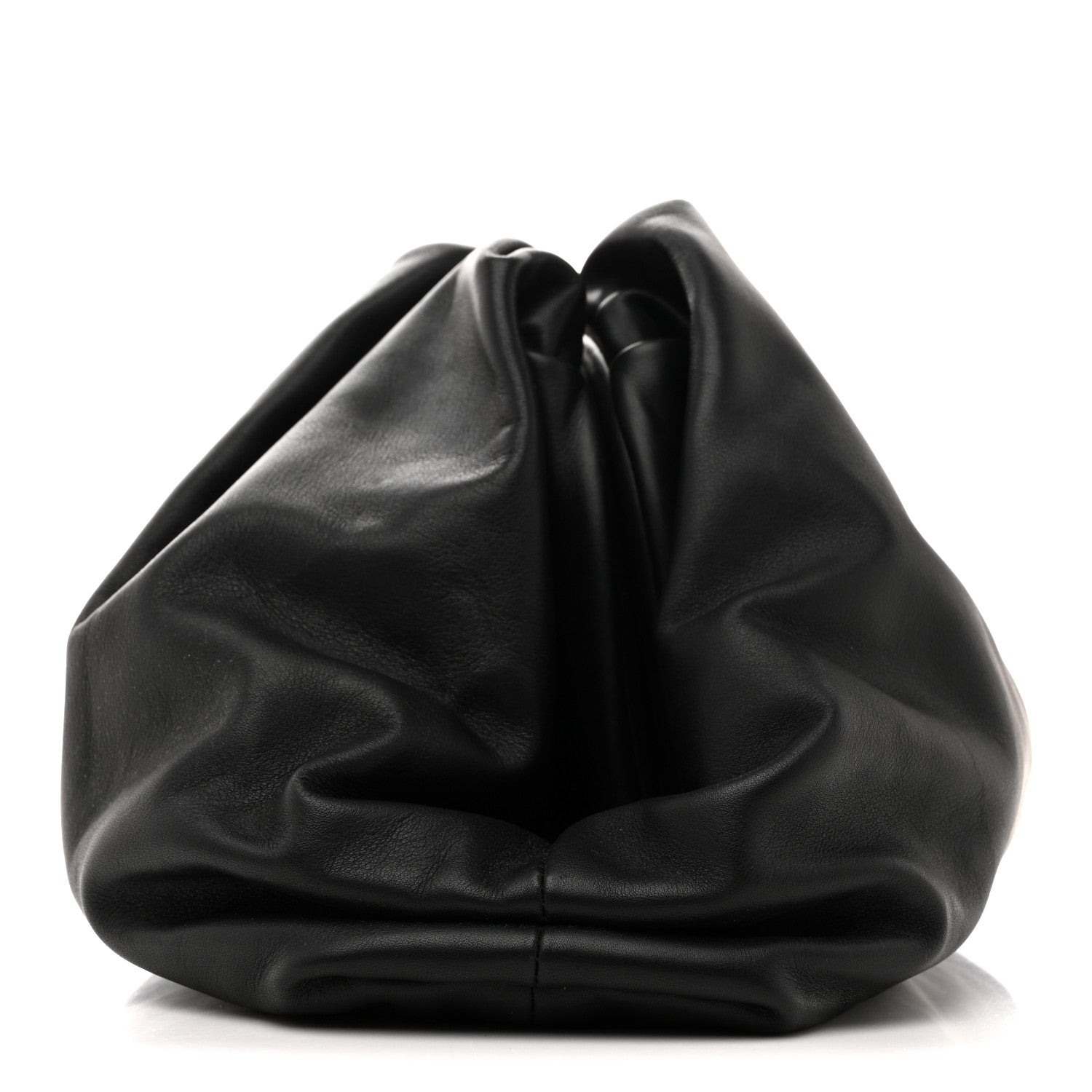 Bottega Veneta Smooth Butter Calf The Pouch Oversized Clutch Black
