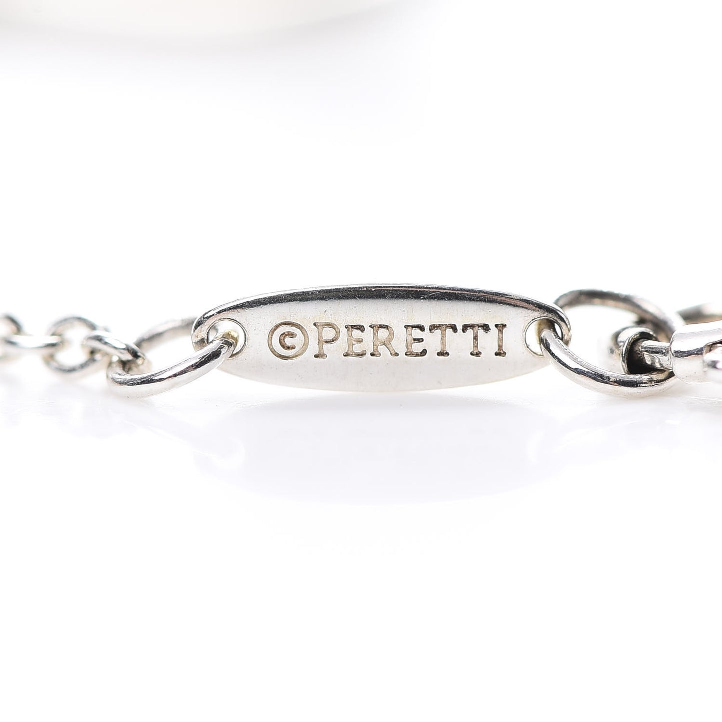 Sterling Silver Elsa Peretti Letter B Pendant Necklace