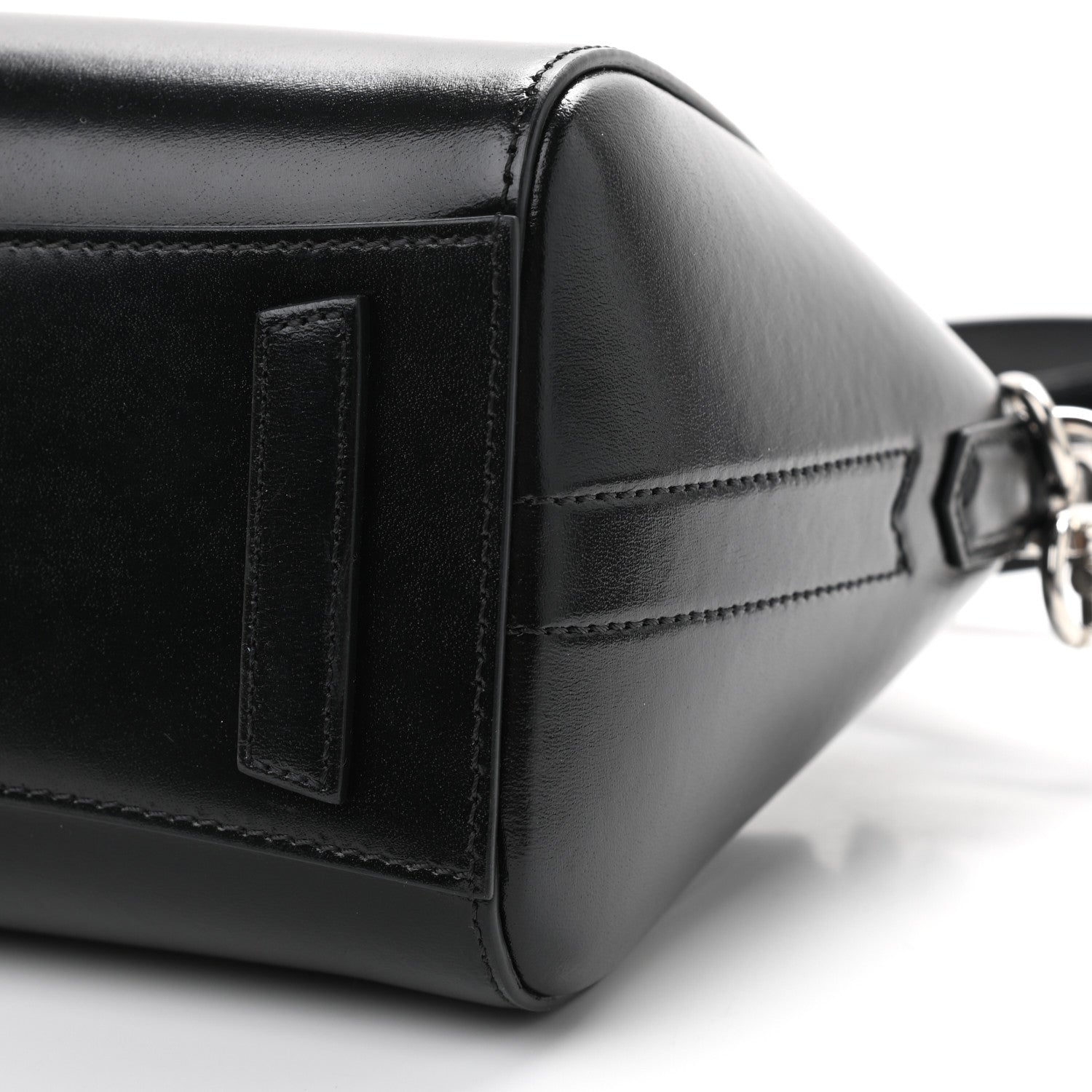 Givenchy Shiny Lord Calfskin Mini Antigona With Chain Black 10 of 10