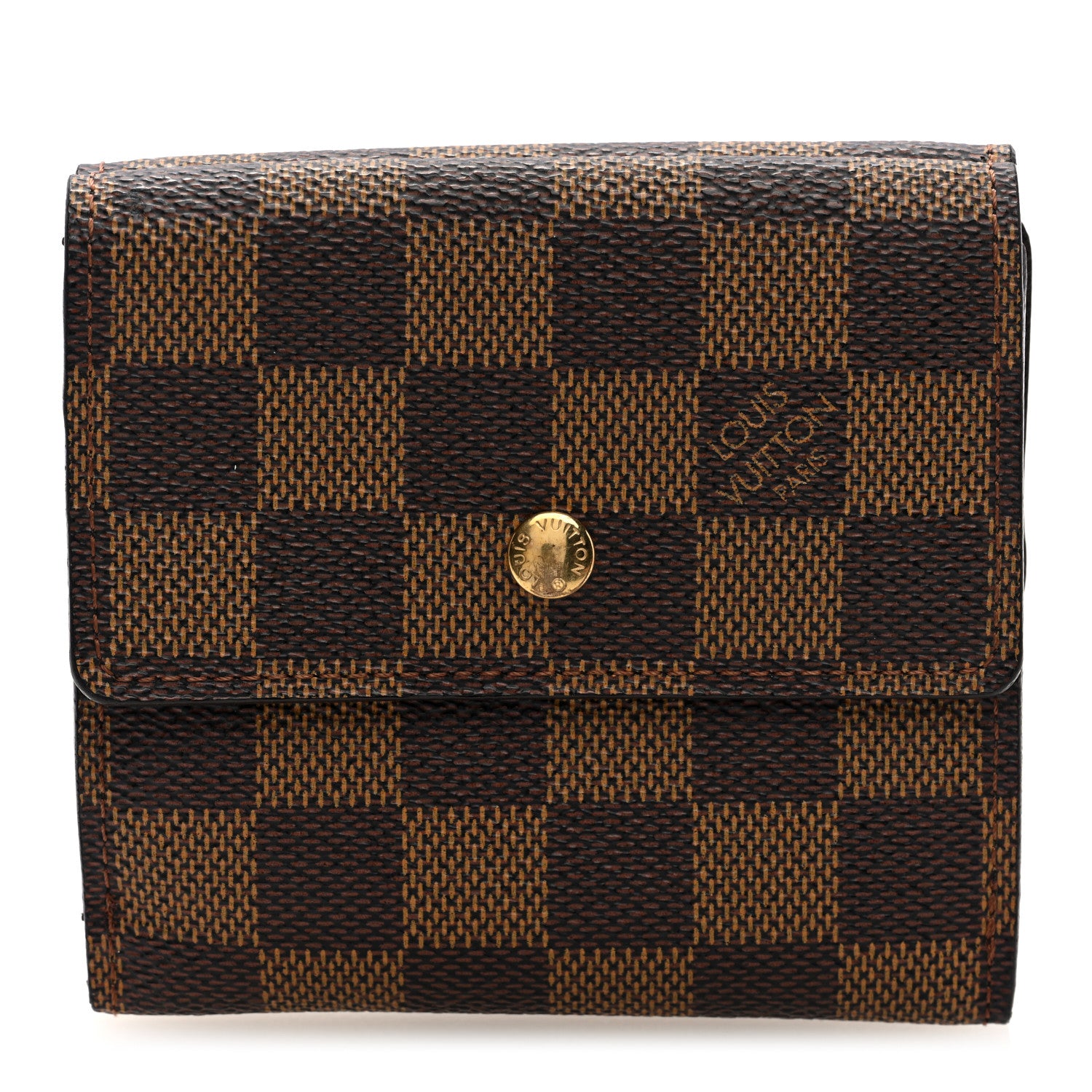 Louis Vuitton Damier Ebene Elise Wallet 1 of 9