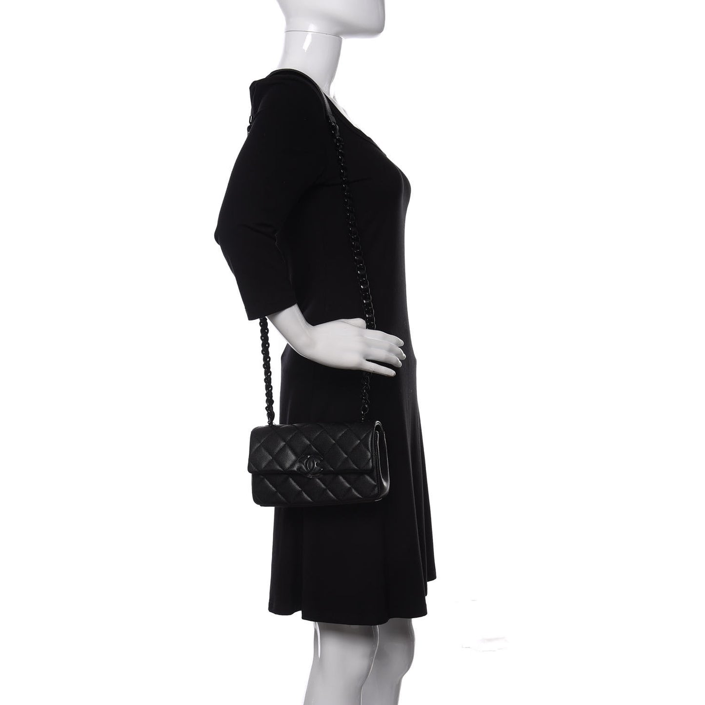 Caviar Quilted My Everything Small Flap Black