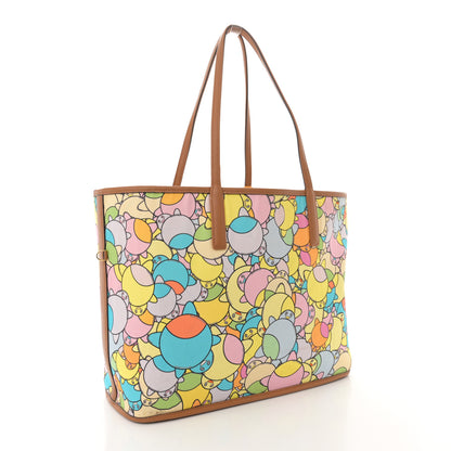MCM X Eddie Kang Visetos Medium Reversible Shopper Tote Natural 5 of 23