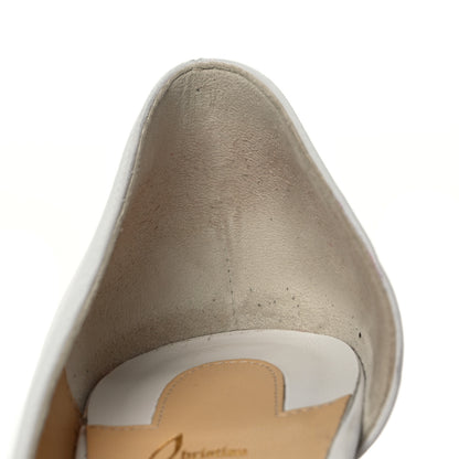 Christian Louboutin Shiny Nappa Iriza 85 Pumps 37.5 Bianco 12 of 13