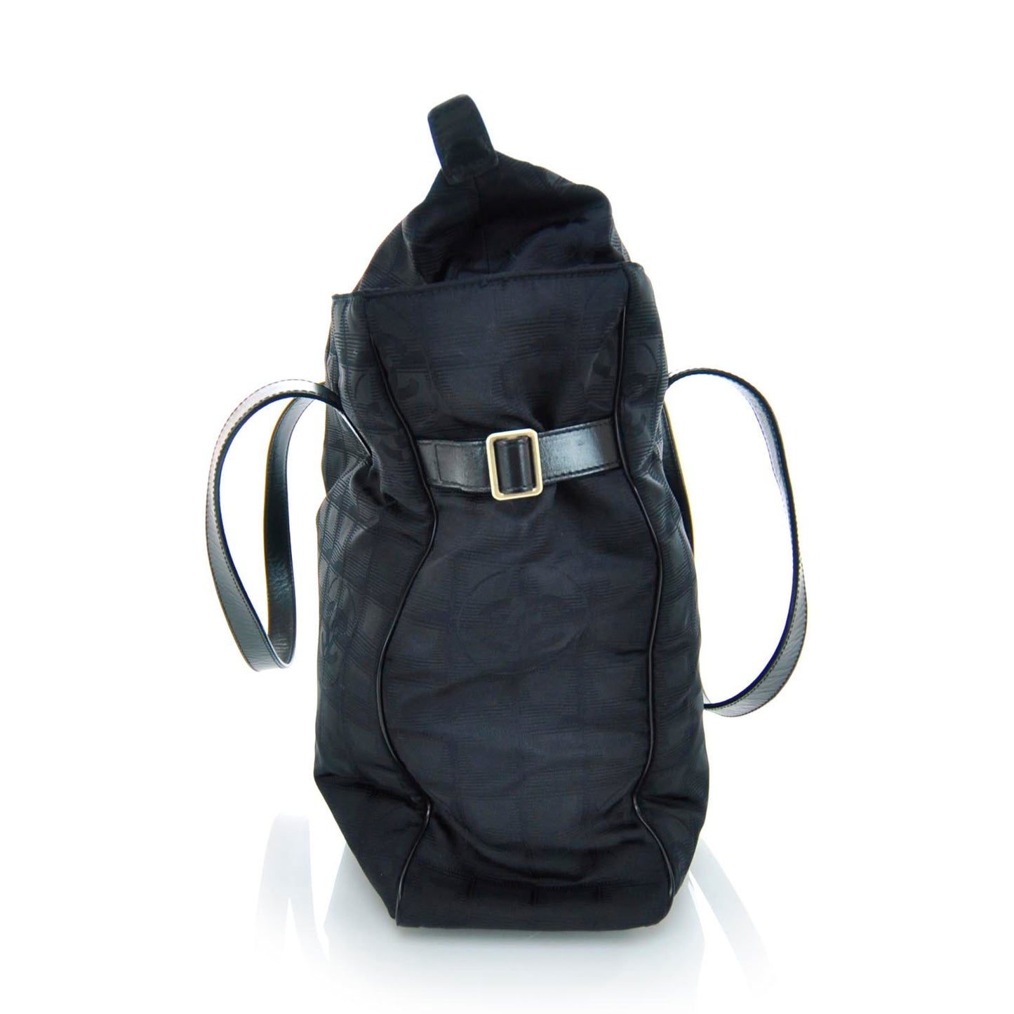 Nylon Travel Tote Black