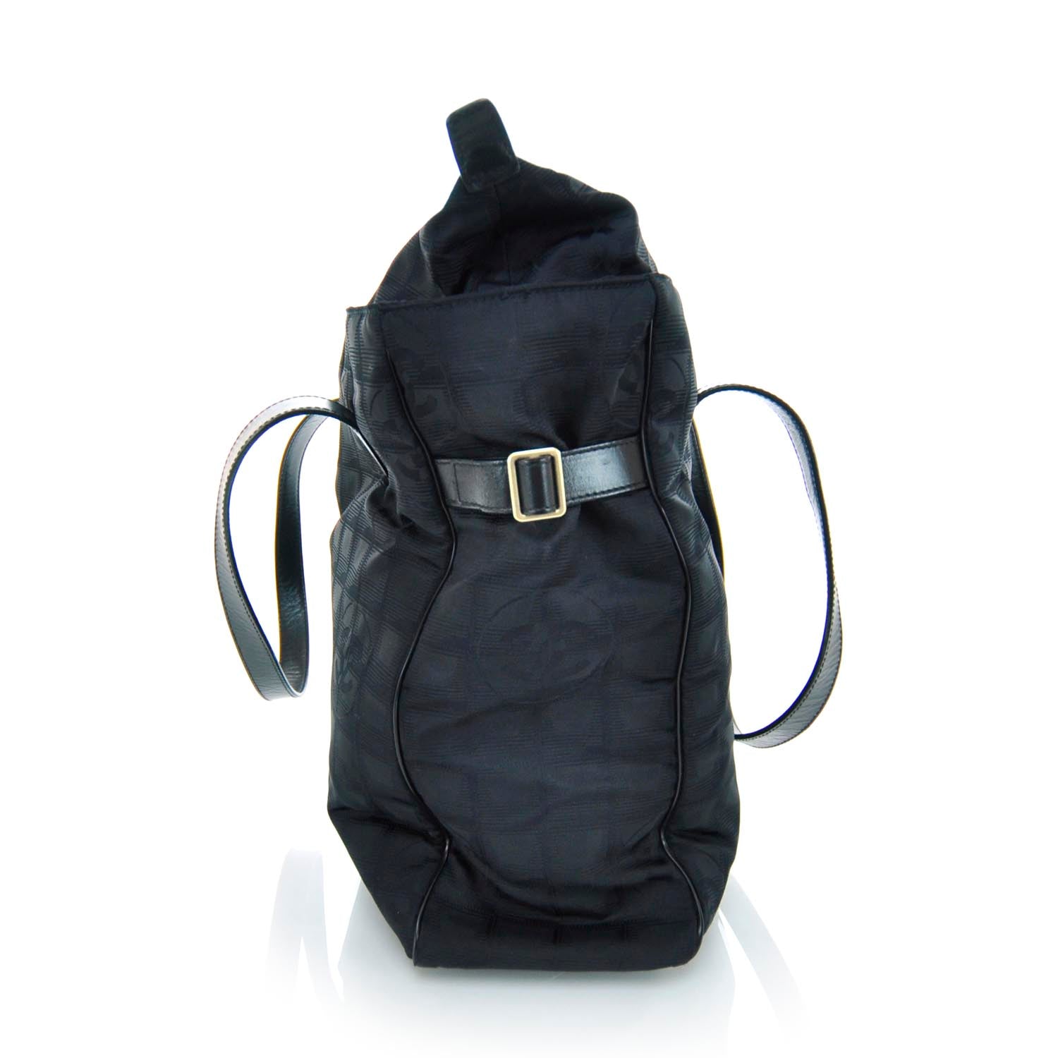 Chanel Nylon Travel Tote Black 5 of 11