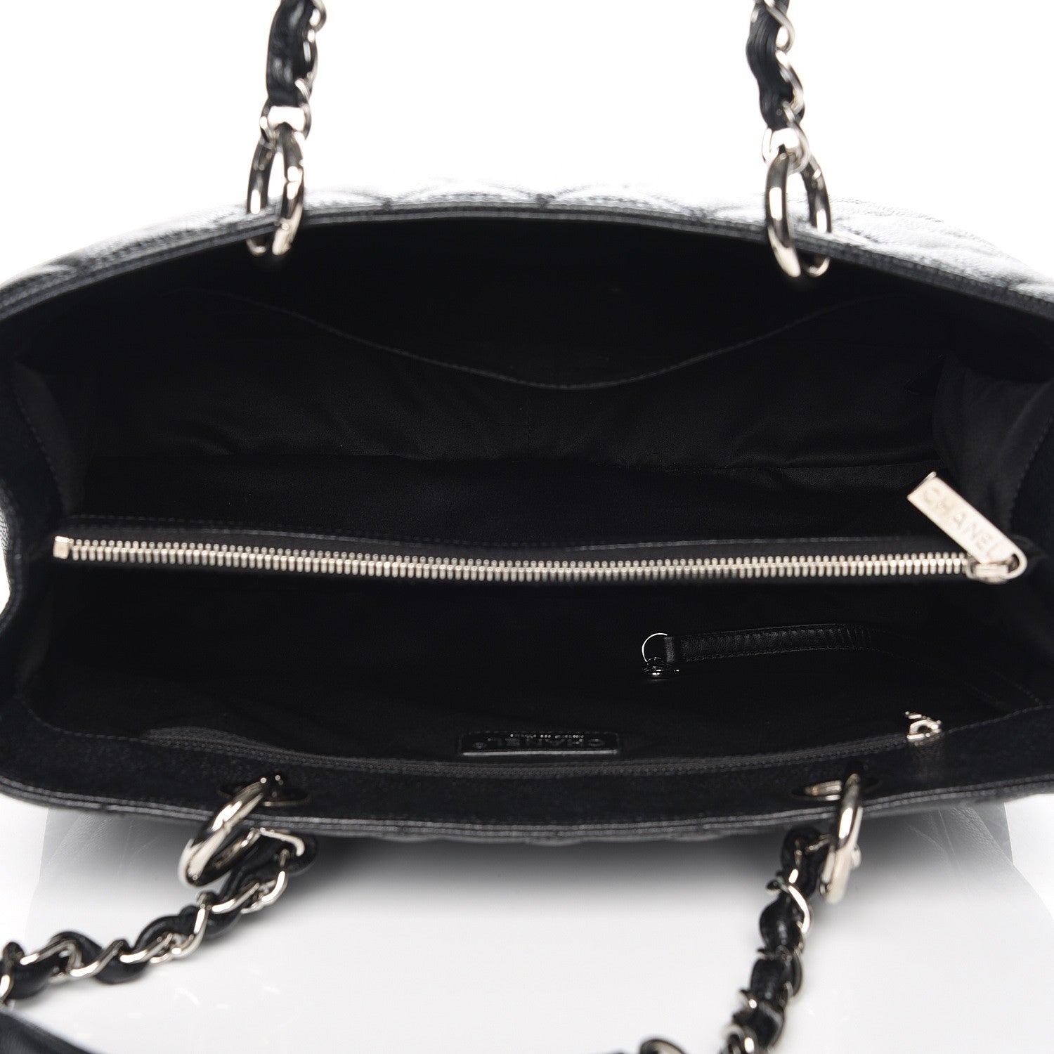 Chanel Caviar Quilted Grand Shopping Tote GST Black 5 of 7