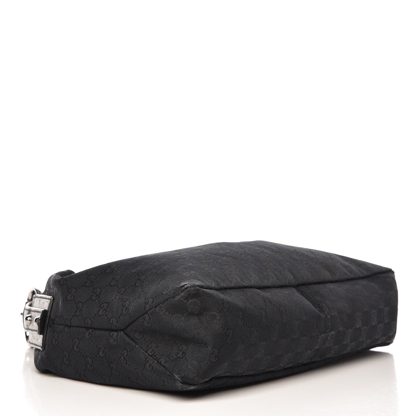 Monogram Large Horsebit Chain Hobo Black