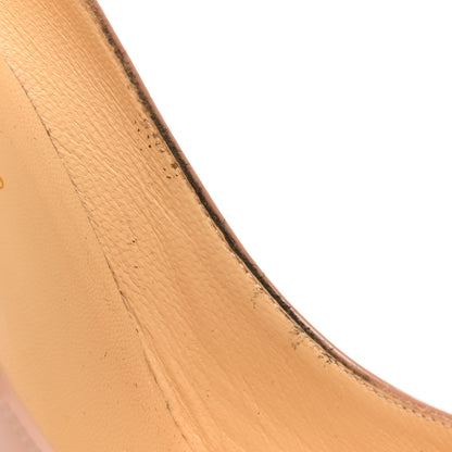Christian Louboutin Patent Pigalle Follies 100 Pumps 38 Nude 9 of 9