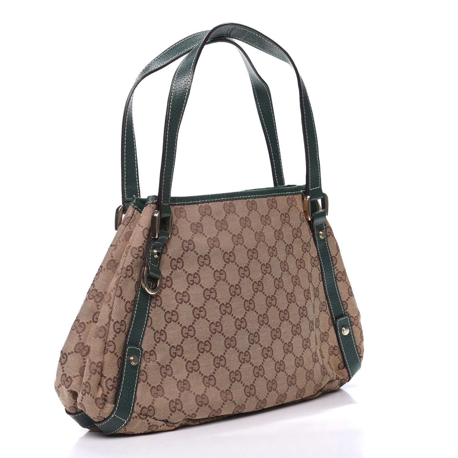 Gucci Monogram Medium Abbey Shoulder Bag Green 2 of 12