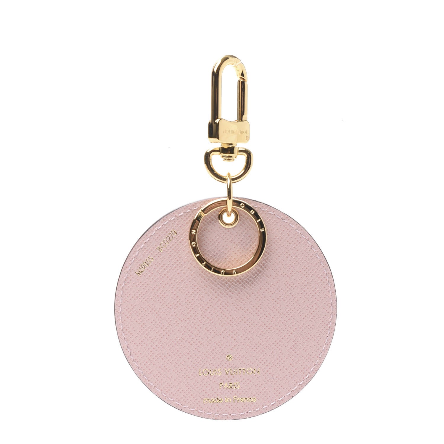 Louis Vuitton Monogram 2020 Christmas Animation Big Wheel Bag Charm Key Ring Rose Ballerine 3 of 4