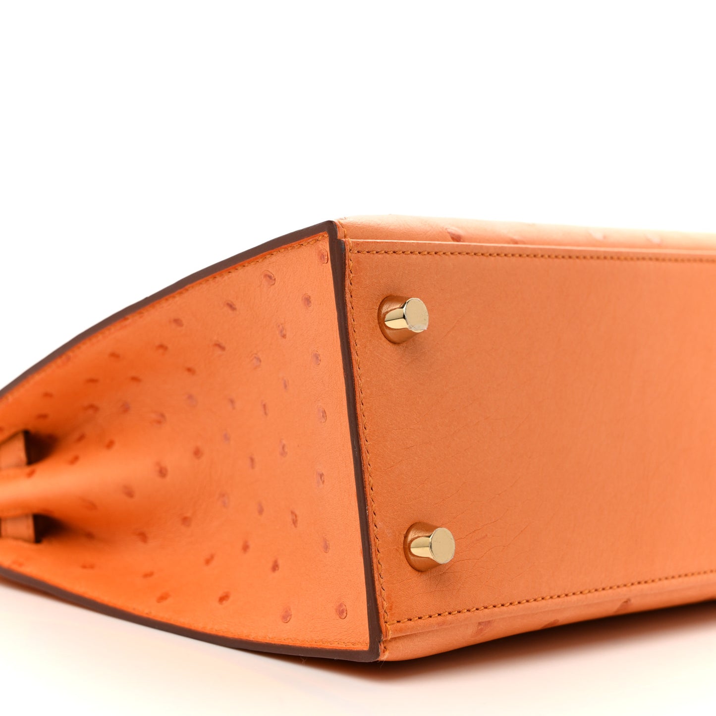Ostrich Kelly Sellier 25 Abricot