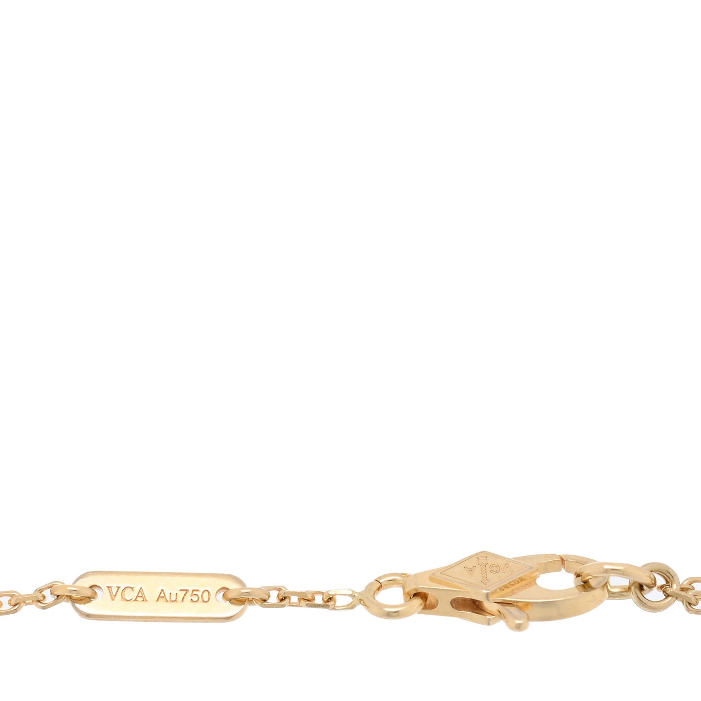 18K Yellow Gold Mother of Pearl Sweet Alhambra Butterfly Bracelet