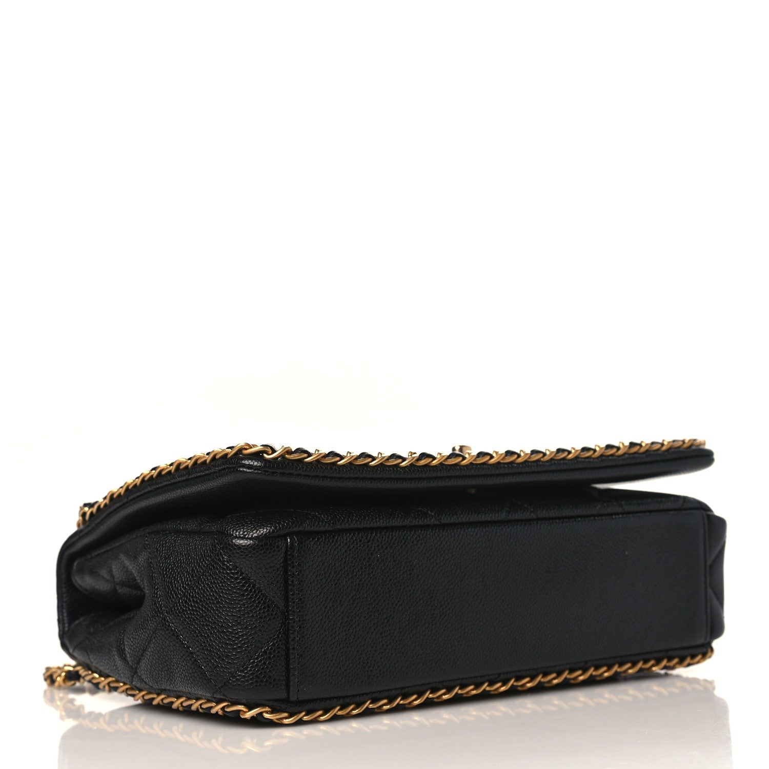Chanel Caviar Quilted Never Ending Chain Flap Black 3 of 8