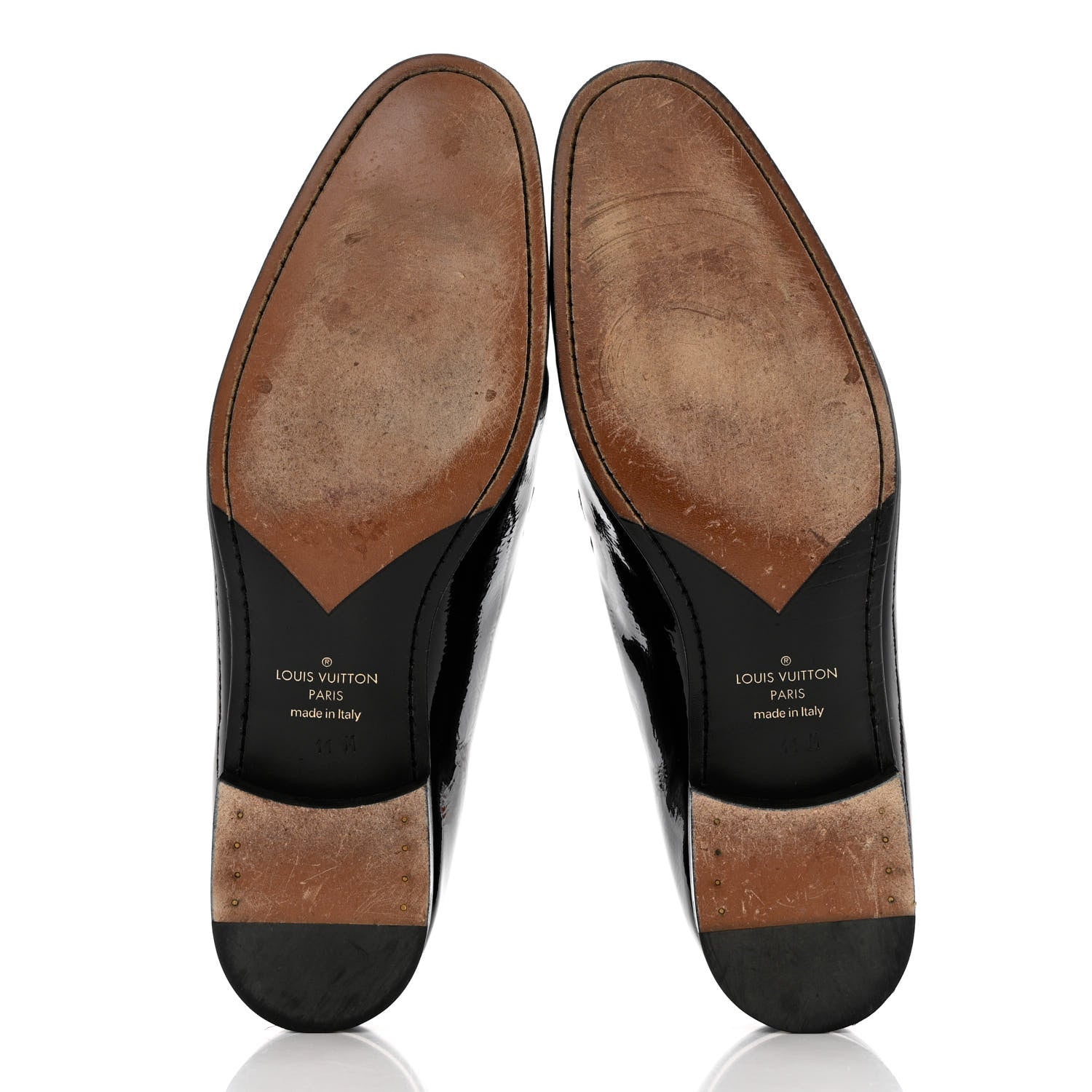 Louis Vuitton Patent Monogram Mens Club Loafers 11 Anthracite 5 of 12