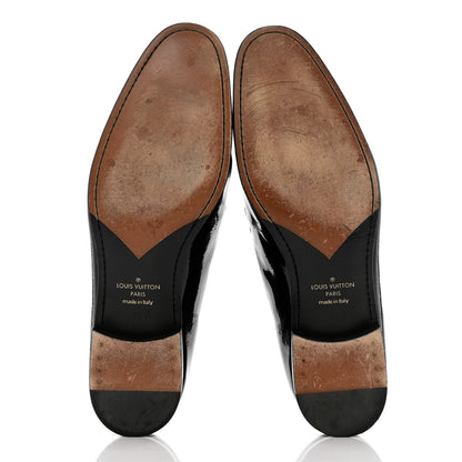 Louis Vuitton Patent Monogram Mens Club Loafers 11 Anthracite 5 of 12