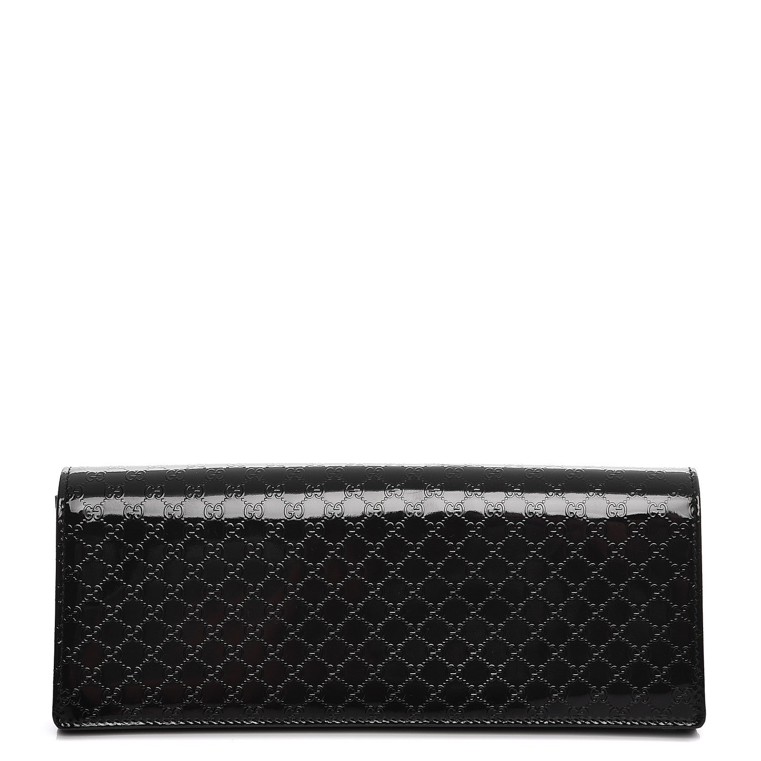 Gucci Patent Microguccissima Small Broadway Clutch Black 1 of 8