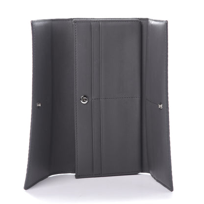 MCM Visetos Continental Flap Wallet Phantom Grey 5 of 8