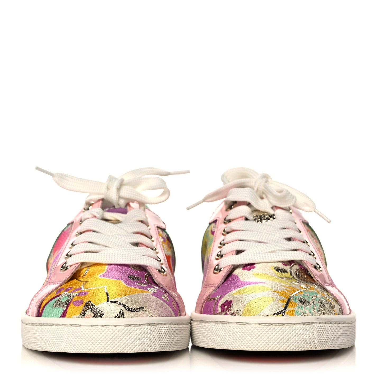 Patent Tissu Kyoto Flamingirl Flats 39.5 Multicolor