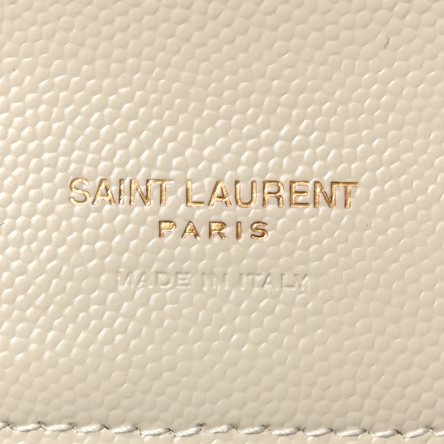Grain De Poudre Matelasse Chevron Monogram Envelope Clutch Blanc Vintage