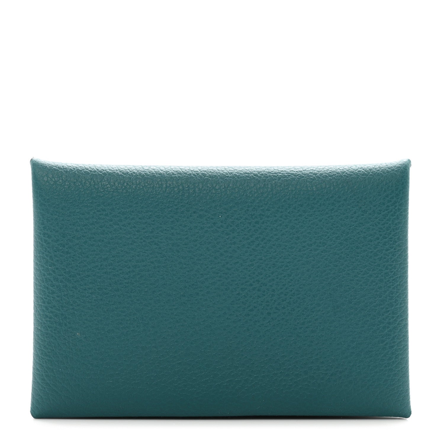 Hermes Evercolor Calvi Card Case Vert Bosphore 1 of 6