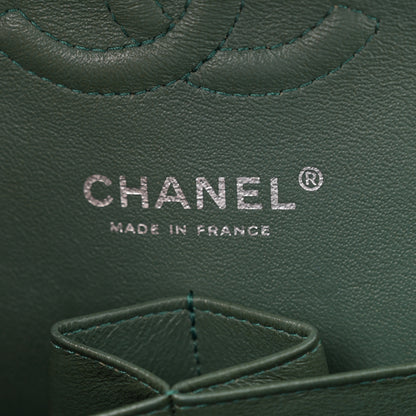 Chanel Caviar Quilted Small Double Flap Green 6 of 10