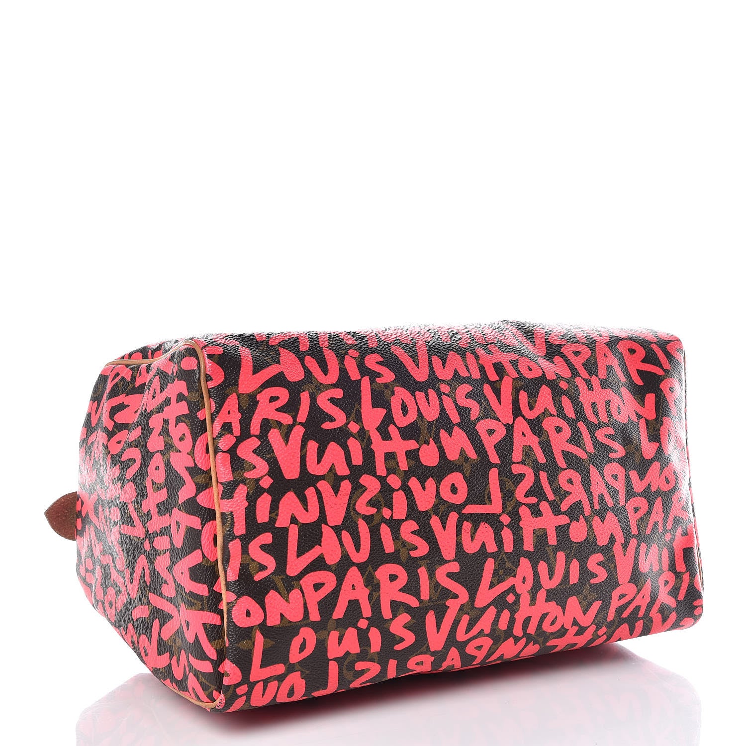 Louis Vuitton Monogram Graffiti Speedy 30 Fuchsia 4 of 16