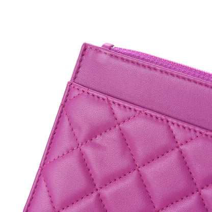 Chanel Lambskin Quilted Boy Wallet On Chain WOC Dark Pink 8 of 12