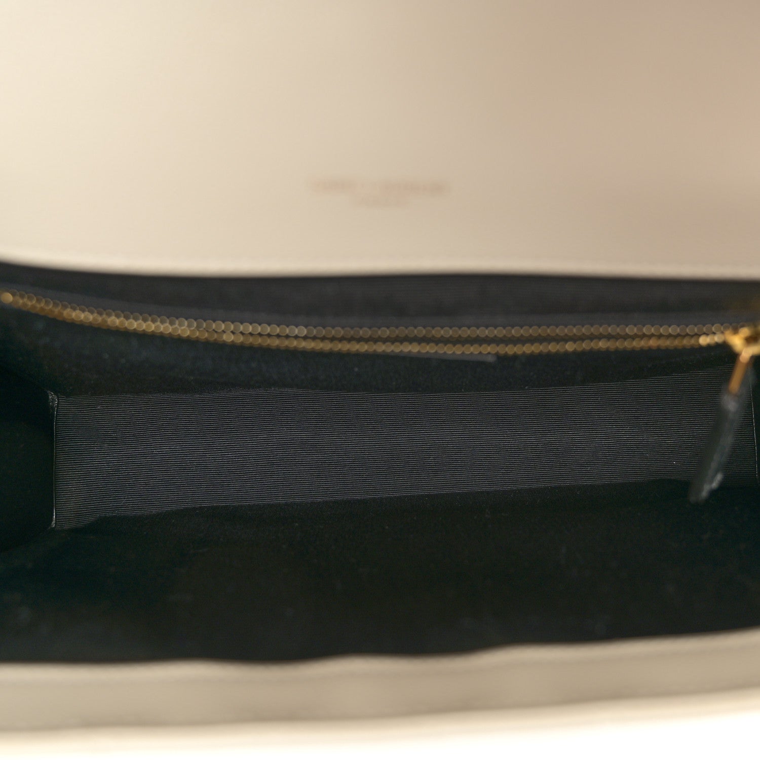 Saint Laurent Grain De Poudre Textured Mixed Matelasse Large Triquilt Monogram Satchel Crema Soft 5 of 10
