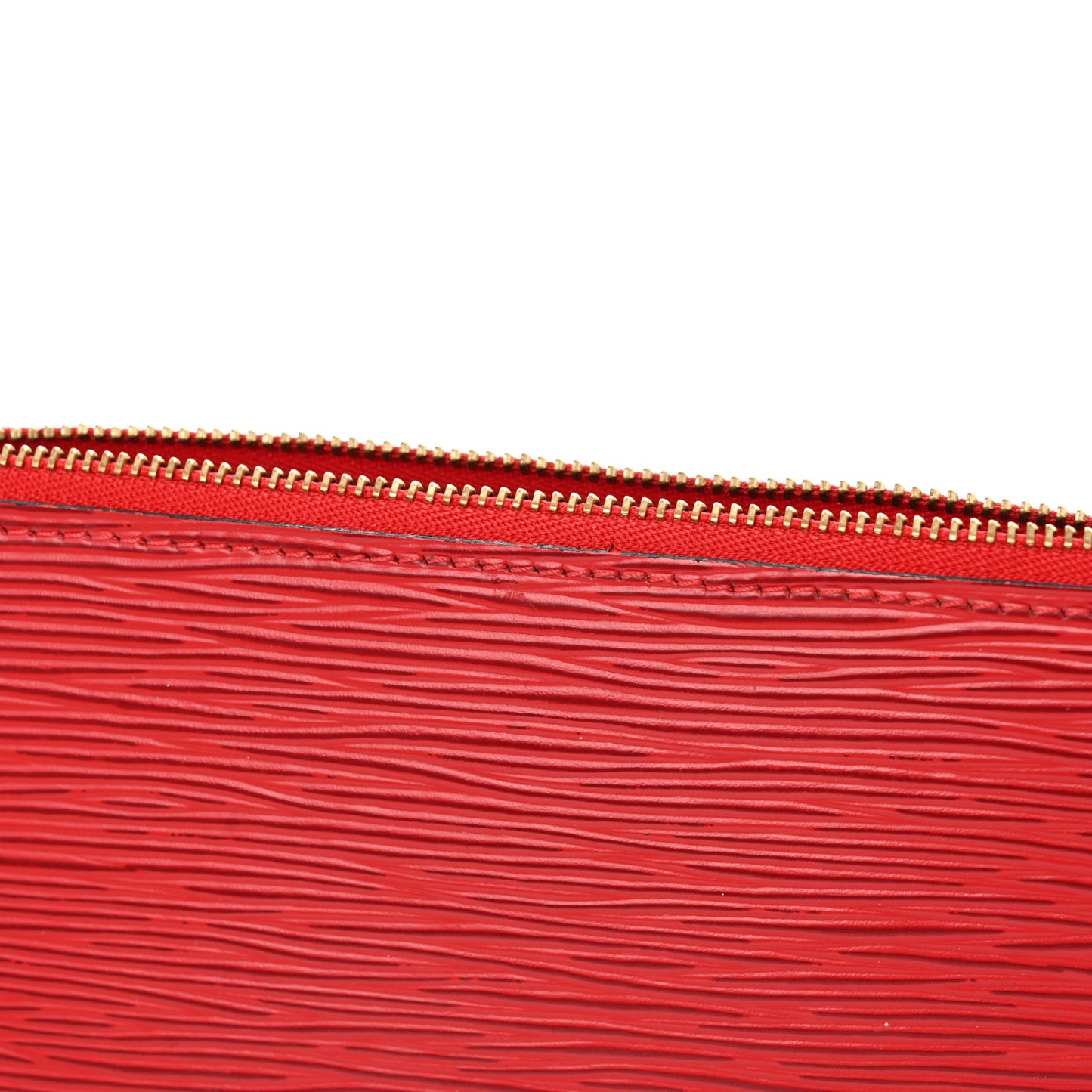 Epi Pochette Accessories 21 Castillan Red