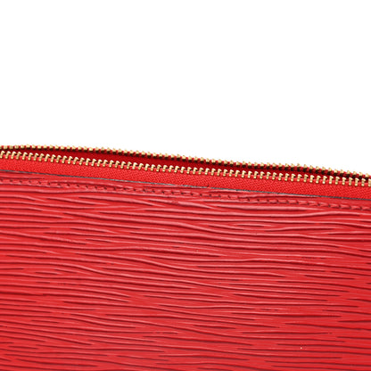 Louis Vuitton Epi Pochette Accessories 21 Castillan Red 10 of 10