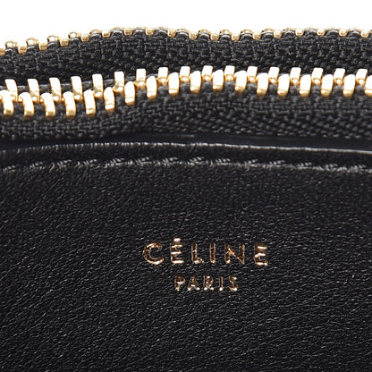 Celine Python Small Trio Crossbody Bag Black 6 of 9