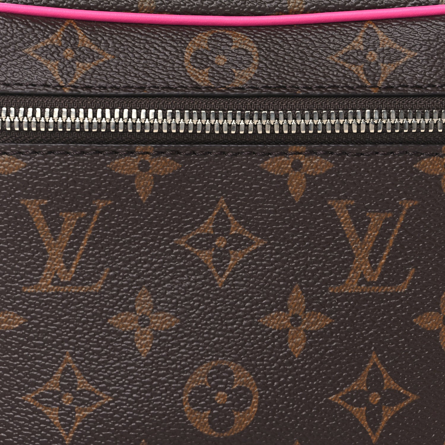 Louis Vuitton Monogram Macassar Nice Mini Fuchsia 7 of 10