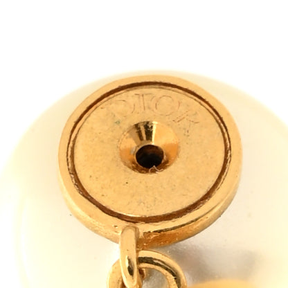 Christian Dior Pearl Crystal Dior Tribales Drop Earrings Gold Blue 4 of 4