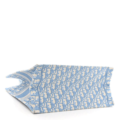 Christian Dior Oblique Medium Book Tote Light Blue 4 of 11
