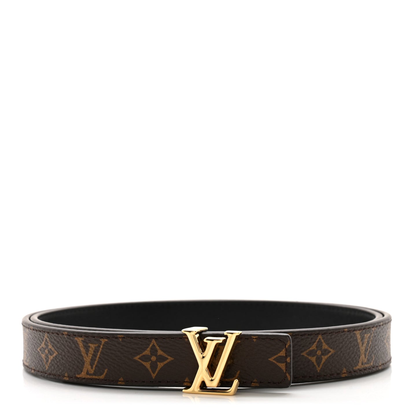 Calfskin Monogram 20mm LV Iconic Reversible Belt 85 34 Black