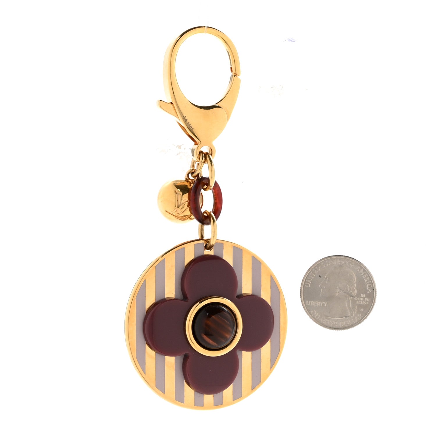 Louis Vuitton Rayures Bag Charm Purple 2 of 5